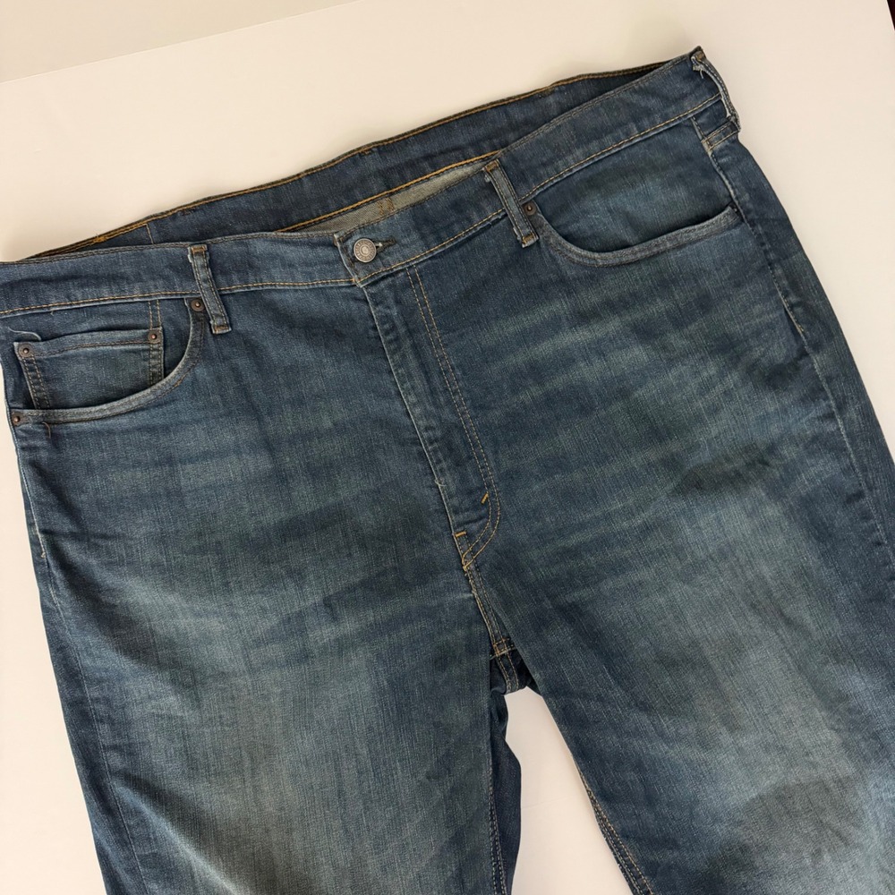 Levi's 541 Jeans Mens W42 L34 Relaxed Fit Blue Denim Pants